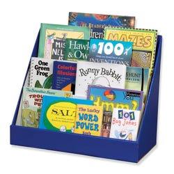 Image for Classroom Keepers 3-Tier Bookshelf & Book Case, 20 x 10 x 17 Inches, Glossy, Blue from School Specialty