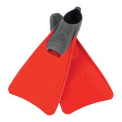 Image for Adult Floating Swim Fins, Size 9 to 11, Red, One Pair from School Specialty