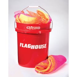 Image for FlagHouse Keepers Juggling Scarves, Set of 168 with Included Pail from School Specialty