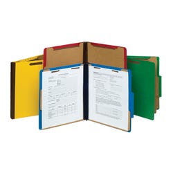 Image for Pendaflex Pressboard Classification Folders, Letter Size, 2/5 Cut, Cobalt Blue, Pack of 10 from School Specialty