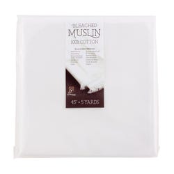 Jack Richeson Bleached Muslin, 45 Inches x 5 Yards Item Number 1590560