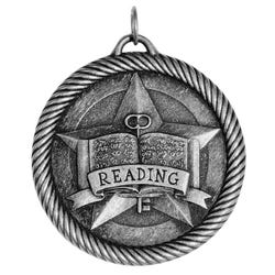 Image for Hammond & Stephens Multi-Level Dovetail/Reading Value Medal, 2 in, Solid Die Cast, Bronze from School Specialty