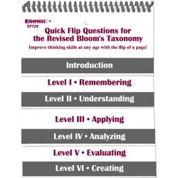 Image for Quick Flip Questions for the Revised Bloom's Taxonomy from School Specialty