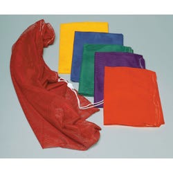 Image for Sportime Heavy-Duty Mesh Storage Bags, 24 x 36 Inches, Assorted Colors, Set of 6 from School Specialty