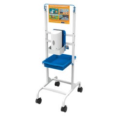 Image for Copernicus Single Student Hand Sanitizer Station, Base Cart, 17 x 24 x 51 Inches from School Specialty