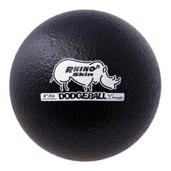 Image for Rhino Skin Dodgeball, 6 Inch, Black from School Specialty