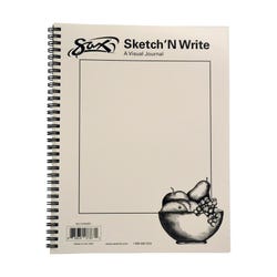 Image for Sax Sketch 'N Write Spiral Binding Sketchbook, 20 lbs, 8-1/2 x 11 Inches, 50 Sheets from School Specialty