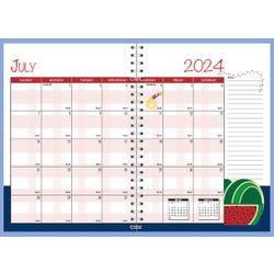 Image for House of Doolittle, Academic Seasonal Monthly Planner, 12 months, July 2024-July 2025, 7 x 10 Inches from School Specialty