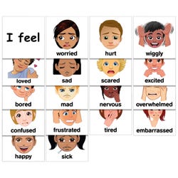 Image for SchKIDules Feelings Magnet Pack, Set of 18 from School Specialty