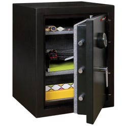 Image for Fire King 1/2-Hour Fire and Water-Resistant Safe, Steel, Black from School Specialty
