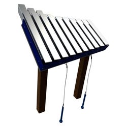 Image for Freenotes Harmony Park Yantzee Xylophone Playground Instrument, In-Ground Mount, 173 x 78 x 55 Inches from School Specialty