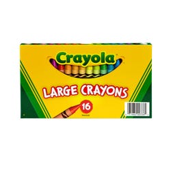 Image for Crayola Large Crayons in Storage Box, Set of 16 from School Specialty