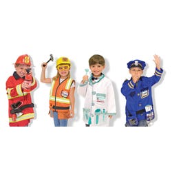 Image for Melissa & Doug Community Worker Role Play Clothing, Set of 4 from School Specialty