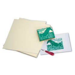 Image for Sax Unmounted Linoleum, 4 x 6 Inches, Pack of 12 from School Specialty