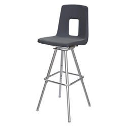 Image for Classroom Select Traditional Swivel Stool, Adjustable Height, Chrome Frame and Nylon Glides from School Specialty