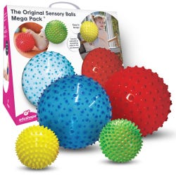 Image for Edushape Soft Sensory Ball Set, Assorted Color, Set of 4 from School Specialty