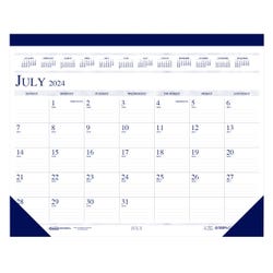 Image for House of Doolittle, Recycled 2 color Academic Desk Pad, 14 Months, July 2024-August 2025, 22 x 17 Inches from School Specialty