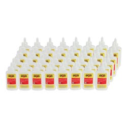 Image for School Smart White School Glue, 4 Ounce Bottles, Pack of 48 from School Specialty