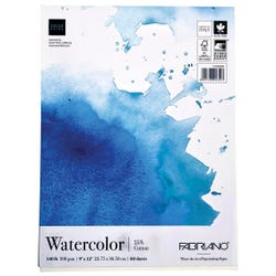 Fabriano FAT Watercolor Pad, 9 x 12 Inches, 140 lb, 60 Sheets Item Number 2021436