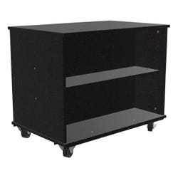 Image for Classroom Select Expanse Series Mobile Storage Bookcase with Locking Casters, Double Sided from School Specialty