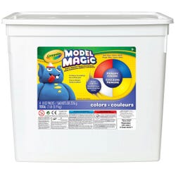 Crayola Model Magic Non-Toxic Modeling Dough Set, 2 lb Bucket, Assorted Primary Colors, Item Number 437543