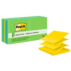 Image for Post-it Pop-Up Original Notes, 3 x 3 Inches, Floral Fantasy Colors, Pad of 100 Sheets, Pack of 12 from School Specialty
