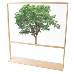 Image for Nature View Floor Standing Partition, 48 x 10 x 49-1/2 Inches from School Specialty