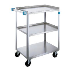Image for Lakeside Stainless Steel 3 Shelf Utility Cart, 15-1/2 x 27-1/2 x 33 Inches from School Specialty