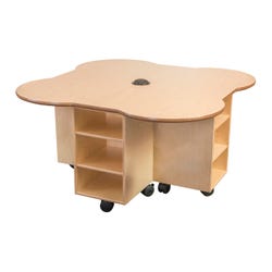 Image for Childcraft Mobile STEAM Table, Square, 47-3/4 x 47-3/4 x 25 Inches from School Specialty