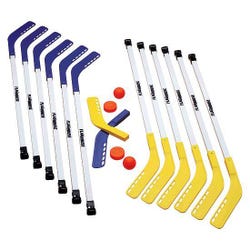Image for FlagHouse Middle School Hockey Set, Blue/Yellow, Set of 16 from School Specialty