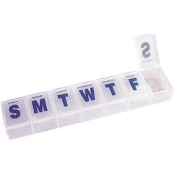 Image for Jumbo Pill Box, 7 day, Large Capacity from School Specialty