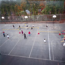 Image for Sportime BigRedBase Every Net Sport Kit with 1 Net, 2 BigRedBases, and 2 Tall Posts from School Specialty