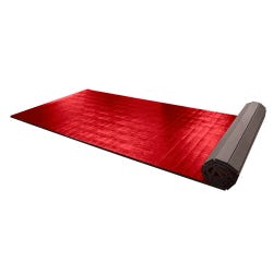 Image for Dollamur FLEXI-Roll Mat, 6 x 26 Feet x 1 Inch, Red from School Specialty