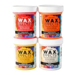 DecoArt Wax Effects, Assorted Warm Colors, Set of 4 Item Number 2135321
