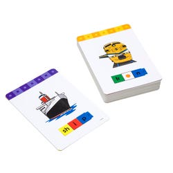 Image for Didax Unifix Reading Phonics Word-Building Cards, Grade 1 to 2, 50 Cards from School Specialty