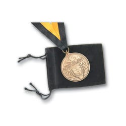 Image for Velour Drawstring Recognition Medal Pouch, 3 x 4 Inches, Black from School Specialty
