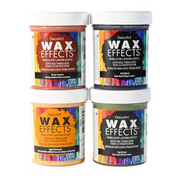 DecoArt Wax Effects, Assorted Natural Colors, Set of 4 Item Number 2135319