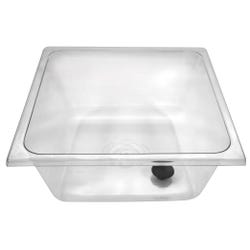 Childcraft Mini Square Sand And Water Table Replacement Tub With Plug, 20-1/4 x 10 Inches, Item Number 1554148