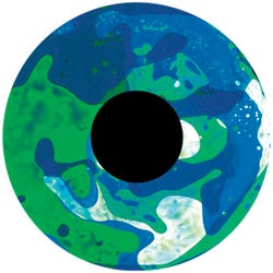 Image for Solar Liquid Effect Wheel, Aqua/Green from School Specialty
