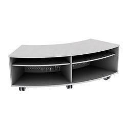 Fleetwood Designer 2.0 Cabinet,Curved Shelf, 2 Shelves, No Door, Magnetic Markerboard Back 4001661