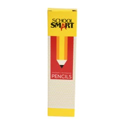 Image for School Smart No 2 Pencils, Pre-Sharpened, Hexagonal with Latex-Free Erasers, Pack of 12 from School Specialty