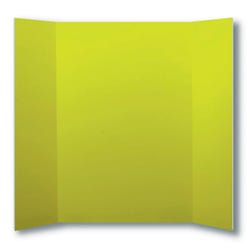 School Smart Presentation Boards, 48 x 36 Inches, Yellow, Pack of 10 1464952