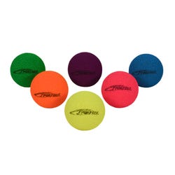 Sportime Fluorescent Foam Balls, Assorted Colors, 2-3/4 Inches, Set of 6, Item Number 2023947