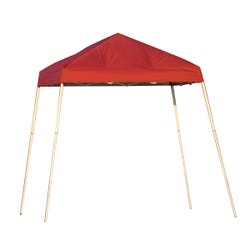 Image for ShelterLogic Sport Pop-Up Canopy with Black Bag, 8 X 8 ft, Polyester Fabric Cover/Steel Frame, Red Cover from School Specialty