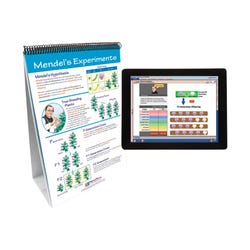 Image for NewPath Learning Genetics: The Study of Heredity Flip Chart and Online Multimedia Lesson from School Specialty