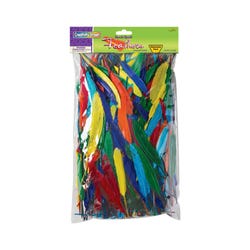 Image for Creativity Street Short Colored Quills, 3 to 5 Inches, Assorted Colors, 3 Ounce Bag from School Specialty