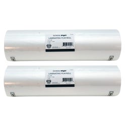 Image for School Smart Laminating Film Roll, 12 Inches x 500 Feet, 1.5 mil Thick, High Gloss, Pack of 2 from School Specialty
