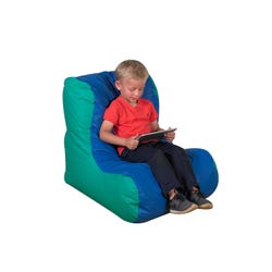 Image for High Back Lounger, Single, Blue/Green from School Specialty