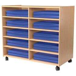 Childcraft Universal Rest Mat Storage Unit, 47-3/4 x 24-3/4 x 42 Inches