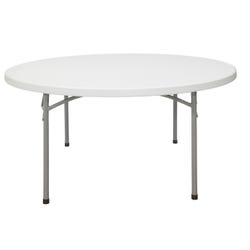 Image for NPS BTR Series 60 inch Folding Table, Speckled Grey Plastic Top, Grey Hammer Tone Frame from School Specialty